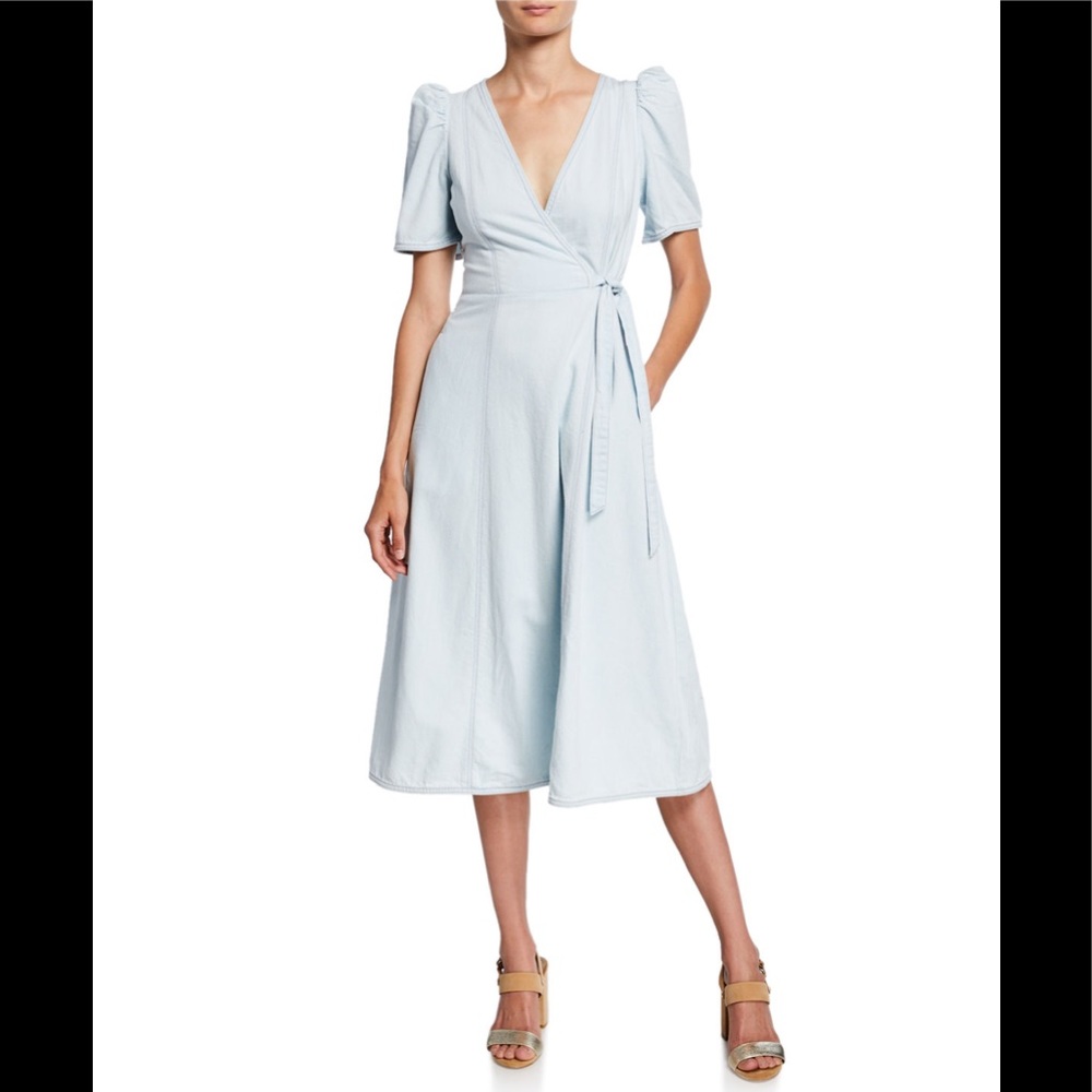 Kate spade light denim midi dress - good condition